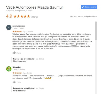 vade automobiles_avis google