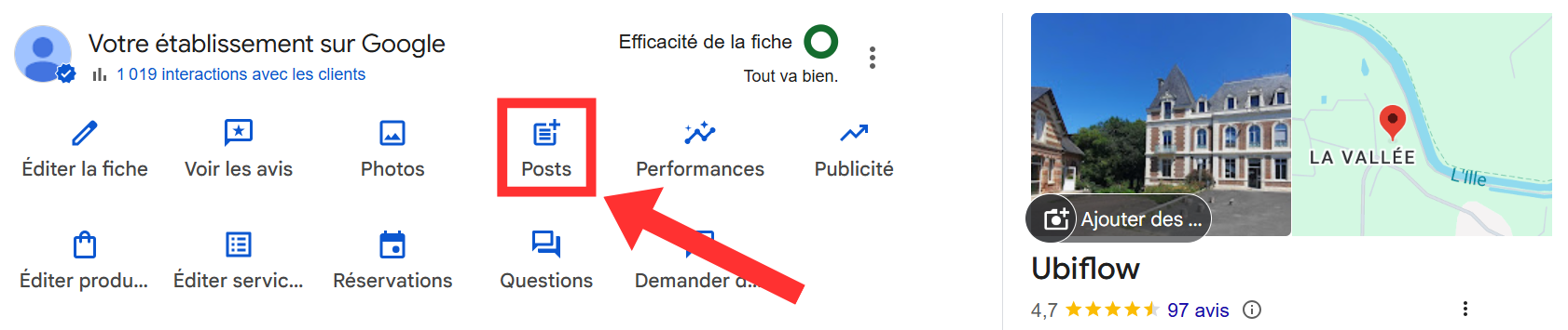 Comment créer un post Google Business Profile