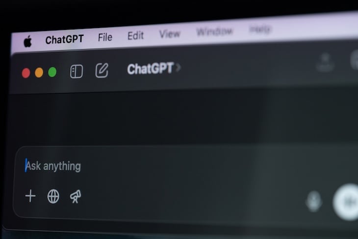 Interface de ChatGPT